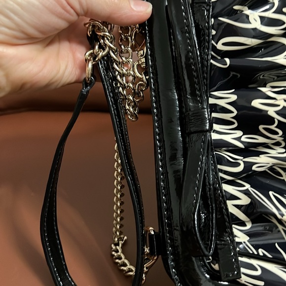 KATE SPADE NY OOH LA LA LIZZIE HANDBAG LADY JAMES BLACK PATENT LEATHER-PRISTINE - Picture 11 of 15